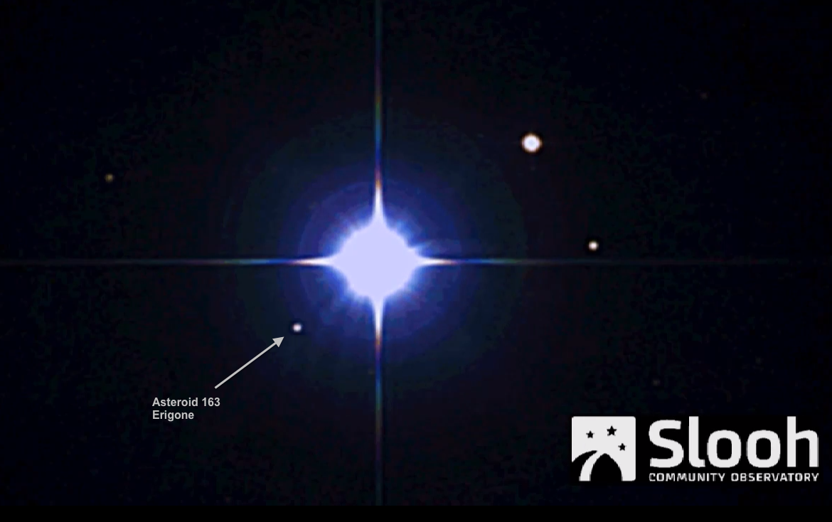 Asteroid Passing in Front of Regulus